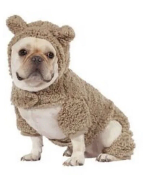 UGG Size Large Classic Sherpa Pet PJ’S Hooded Dog Coat in Camel NWOT