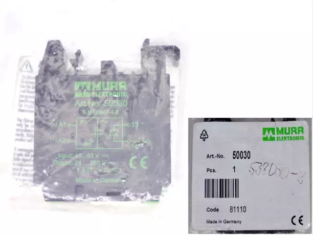 Murr Elektronik 50030 Optocoupler Module 7-3-9 #6549