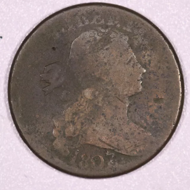 1807 Draped Bust Large Cent Small Fraction