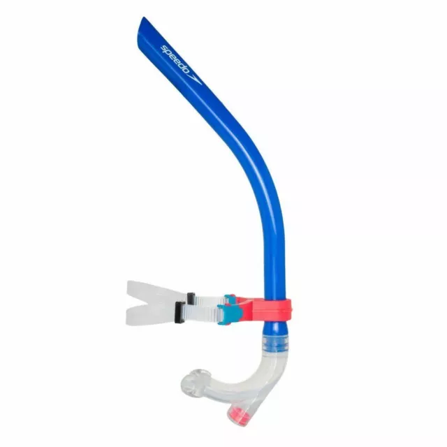 Speedo Centre Snorkel, Swim Training Center Snorkel Blue & Red, Front Snorkel