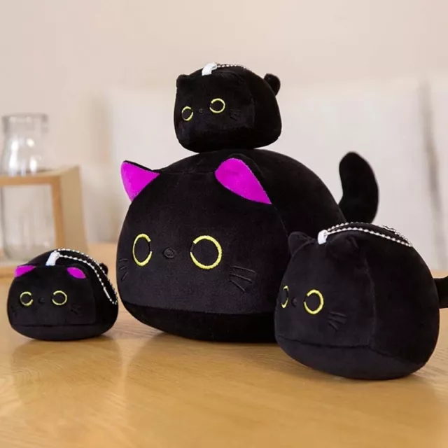 Cat Plush Doll Plush Animal Toy Black Cat Plush Toys Black Cat Stuffed Toys