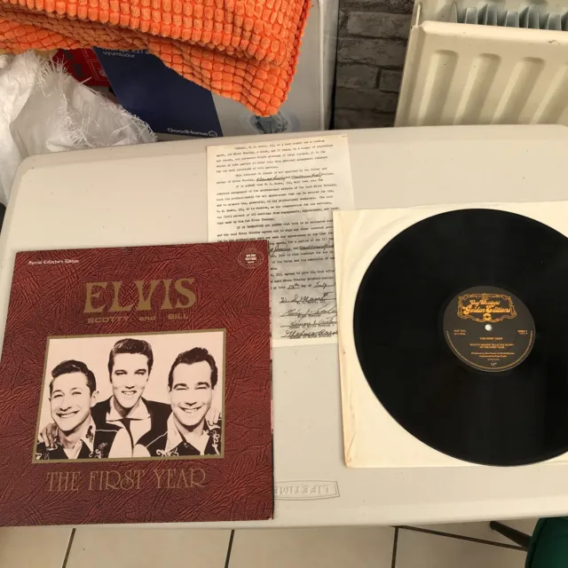 Elvis scotty bill the first year special collectors edition King 1 Vinyl record