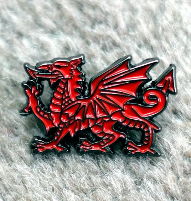 Welsh Wales Red Dragon Enamel Pin Badge 2