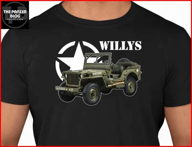 Jeep Willys US Army T-Shirt WWII