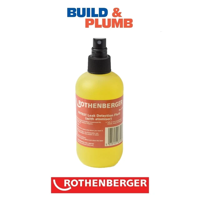 ROTHENBERGER ROTEST GAS Leak Detection Fluid Water Soluble 250ml