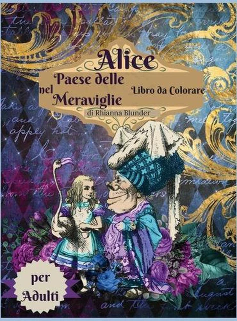 ABEUTY Kit Punto Croce "Alice Nel Paese Delle Meraviglie II" Per Adulti - Tela 14ct, Opzione Stampata O Non Stampata