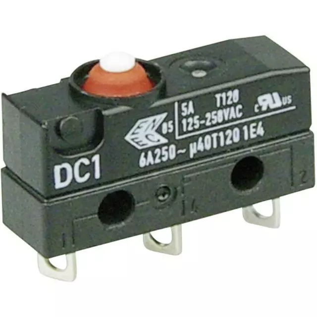 ZF DC1C-A1AA Microrupteur DC1C-A1AA 250 V/AC 6 A 1 x On/(On) IP67 à rappel 1