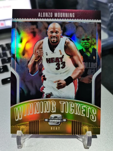 2018-19 Panini Contenders Optic Alonzo Mourning Winning Tickets #1 Gold 07/10!