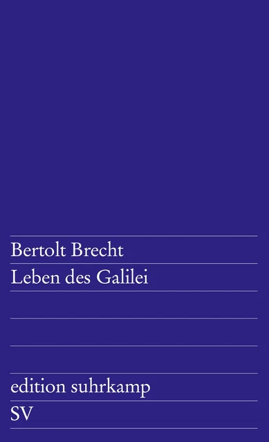 Leben des Galilei Bertolt Brecht