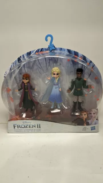 Disney Frozen II Figures  Travel Pack 3 Dolls Elsa Anna Mattias  Hasbro  NEW