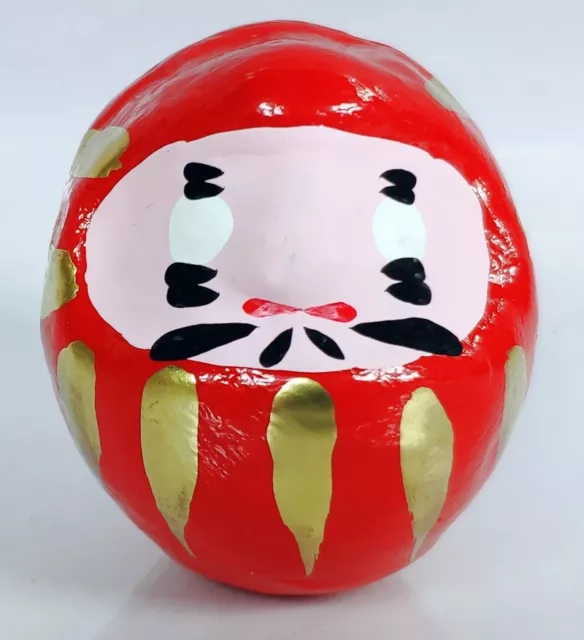 SMALL Japanese 1.8"H Red Daruma Doll for Luck & Good Fortune SUCCESS  Japan