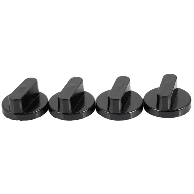 Pack Of 4 Gas Stove Knobs Easy To Install Practical Replacement Elegant Switch