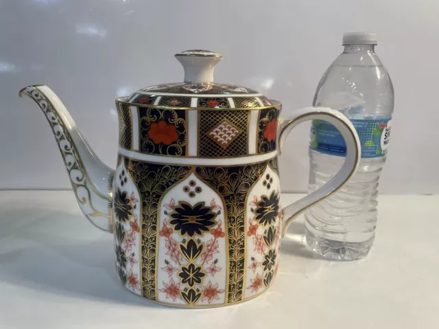 Royal Crown Derby 1st Quality Old Imari Tea Pot Creamer Sugar Bowl Retail $2,880 3