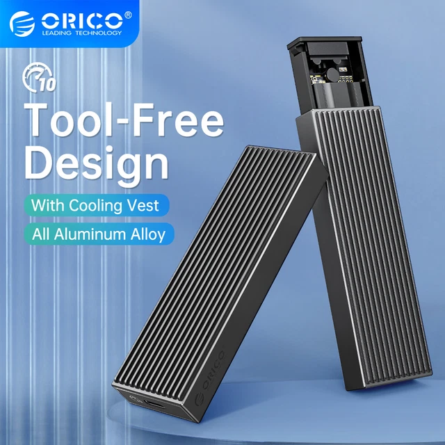 ORICO M2 SSD Case NVME SATA Enclosure M.2 to USB TypeC Hard Drive Case