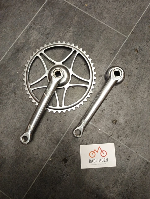 Bebykilemi Klappbare Fahrrad-Kurbelgarnitur - 48T Kettenblatt, 165mm - Für MTB, Rennrad & E-Bike