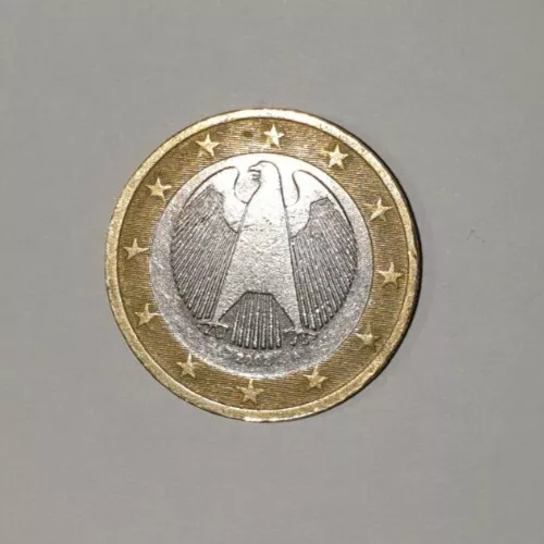 Rare pièce de 1 Euro Allemagne 2002 Aigle fédéral Objet de