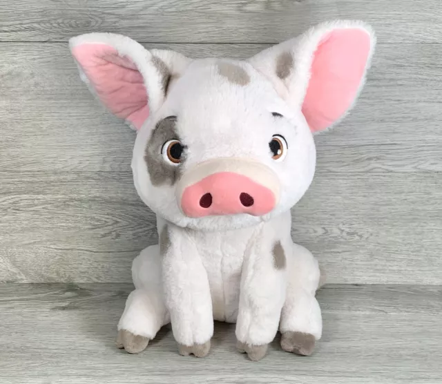Official Disney Store Moana 14” Pua The Pig Super Soft Plush Toy