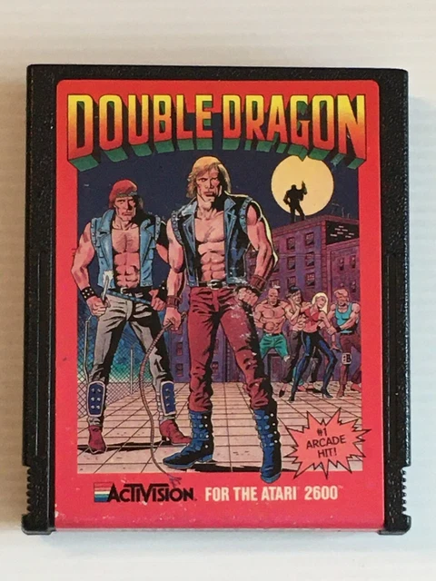 DOUBLE DRAGON ATARI 2600 Tested $29.99 - PicClick AU