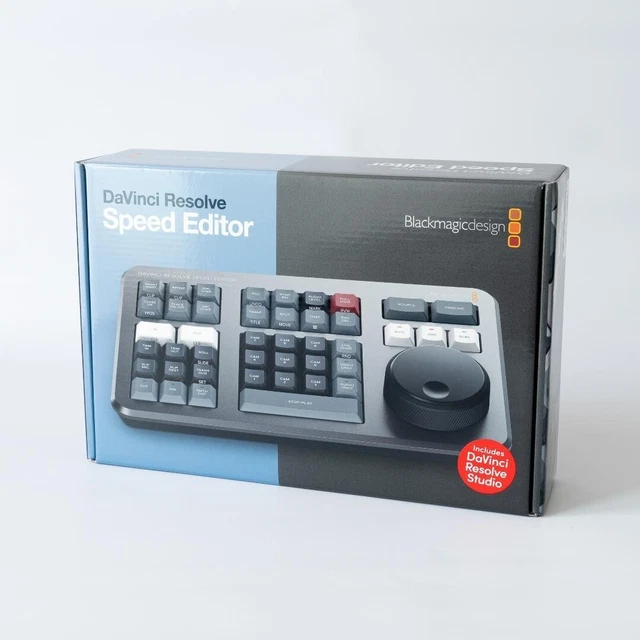 Blackmagic Design DaVinci Resolve Speed Editor (BM-DV/RES/BBPNLMLEKA) Open box