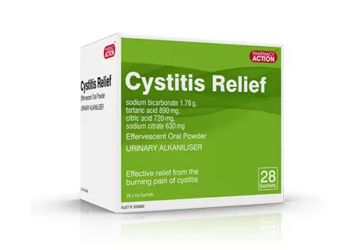 CYSTITIS RELIEF 28 Sachets URAL Generic UTI Relief (1 BOX)