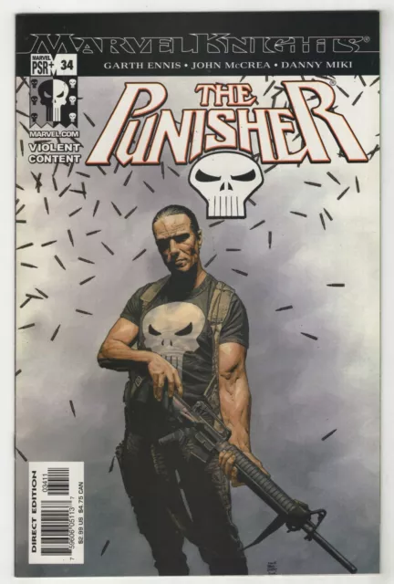 Punisher #34 (Dec 2003 Marvel [Knights]) Spider-Man, Wolverine, Daredevil D