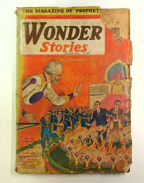 Wonder Stories Pulp 1st Series Nov 1930 Vol. 2 #6 FR/GD 1.5