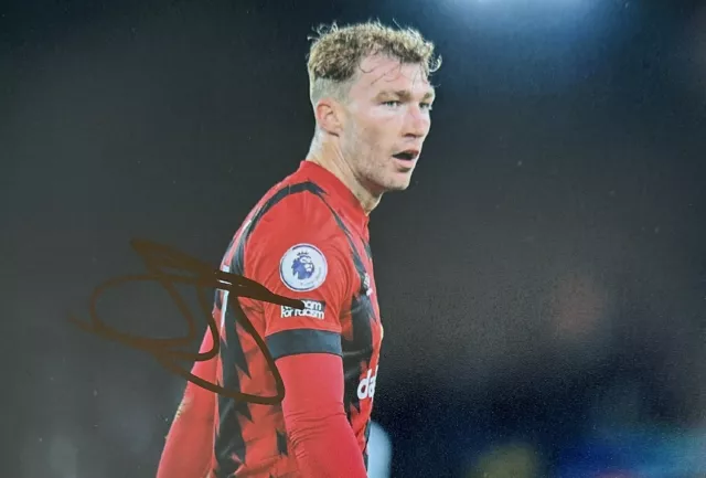 Jack Stacey Hand Signed 6X4 Afc Bournemouth Photo 2