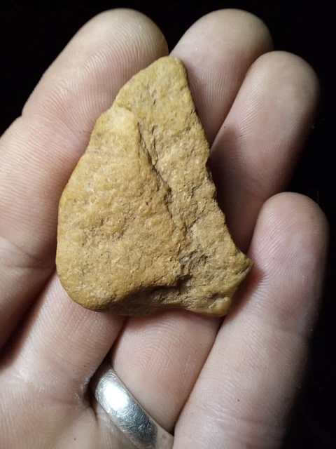 Triangular Point Projectile Badin Arrowhead Scraper central VA