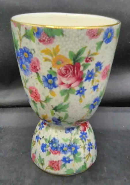 Vintage Royal Winton Old Cottage Chintz Egg Cup 4" ~ England