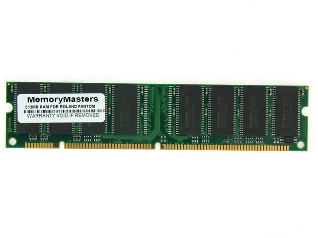 1GB SDR SDRAM DIMM Memory Module For Roland Fantom X6 X7 X8 XR G6 G7 G8 - Brand New, Free CD