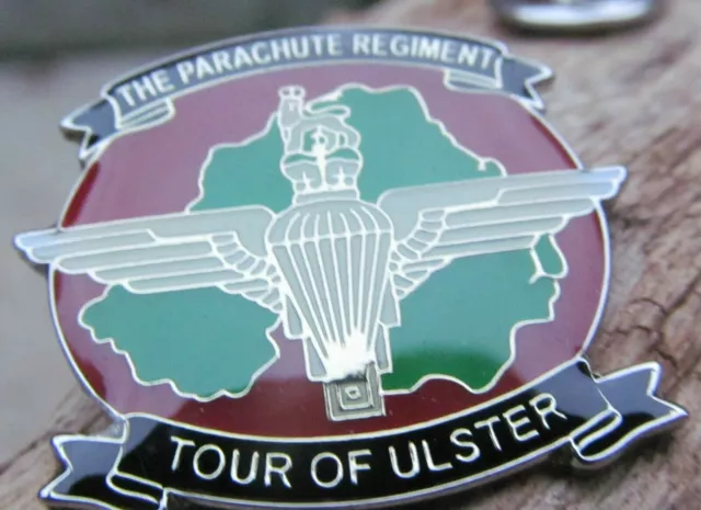 Parachute Regiment Tour Of Ulster Badge Sas Para Army British Pin Pins Uvf Uda