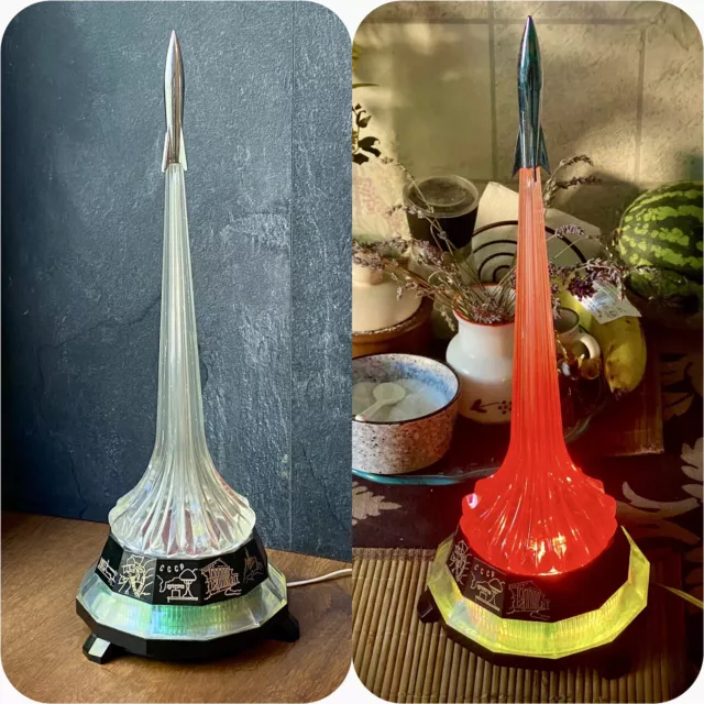🏮Vintage Old Rare USSR Soviet Night Lamp Space Rocket Sputnik Gagarin USSR🛰️