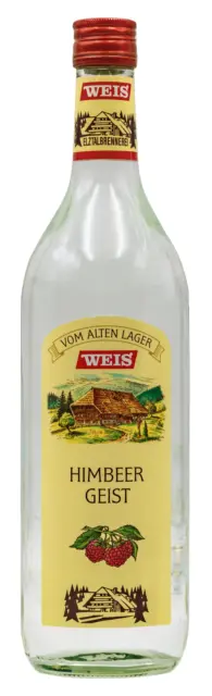 (16,50€/L) Weis Himbeergeist Vom Alten Lager, Obstbrand, 1 Liter