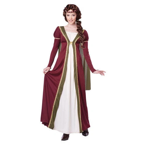 (medium(size8-10)) - Womens Mediaeval Maiden Halloween Costume. Huge Saving