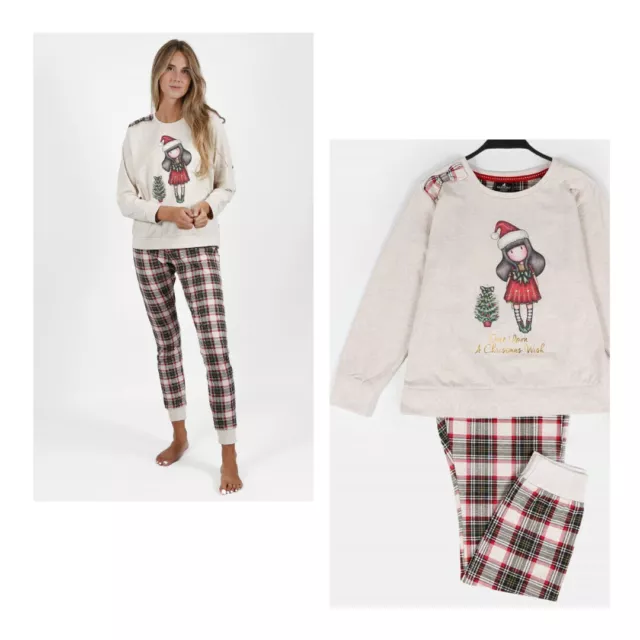 Pigiama Donna e Bambina in caldo cotone Santoro Gorjuss Once upon a Christmas