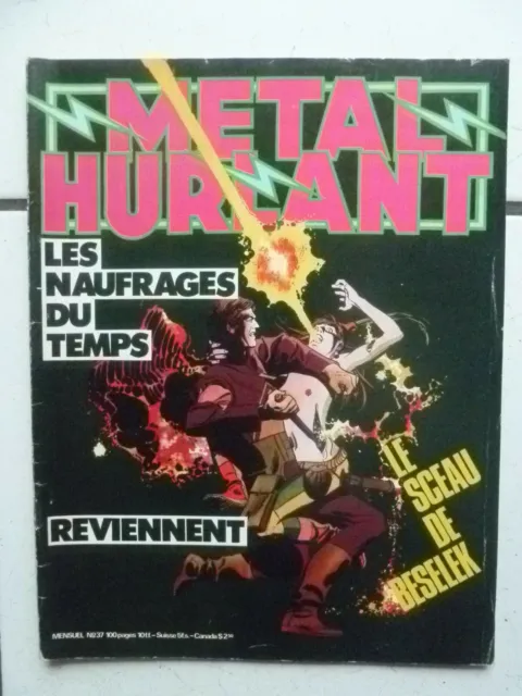 Metal Hurlant / Numeros 37   /   /  Couv   Gillon