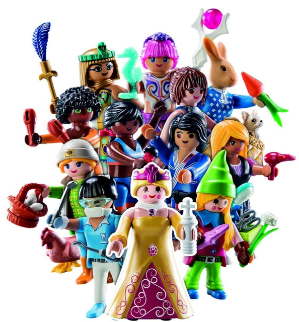 Playmobil City Girl Avec Lunettes, Tatouage Cerise Et Sac à Main - Série Mystère - Neuf