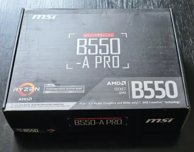 MSI B550-A PRO AMD AM4 Mainboard (7C56-002R)