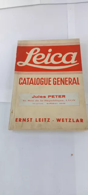 Catalogue General Leica 1935