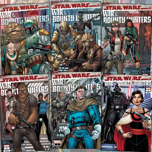 Star Wars: War Of The Bounty Hunters Alpha,1,2,3,4,5 (Complete Connecting Set)