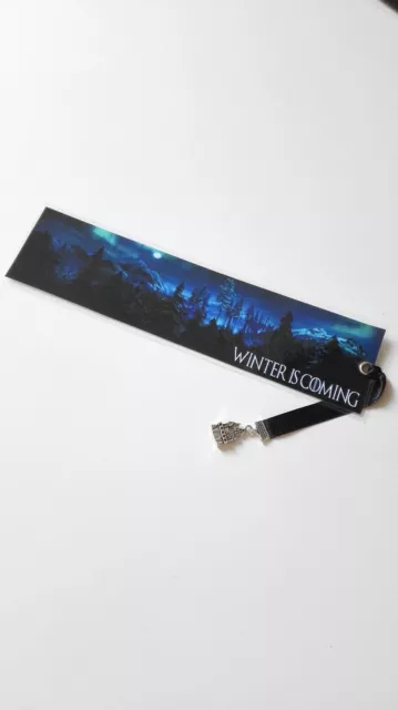 Game Of Thrones marque page bookmark chateau winter is coming bookmark got geek