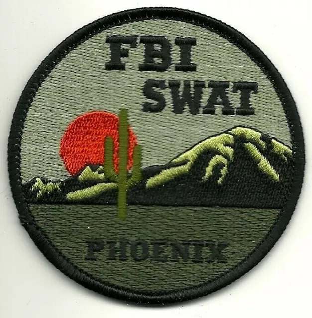 FBI ARIZONA - PHOENIX  SWAT  S.W.A.T. SUBDUED Police Patch SEK Polizei Abzeichen