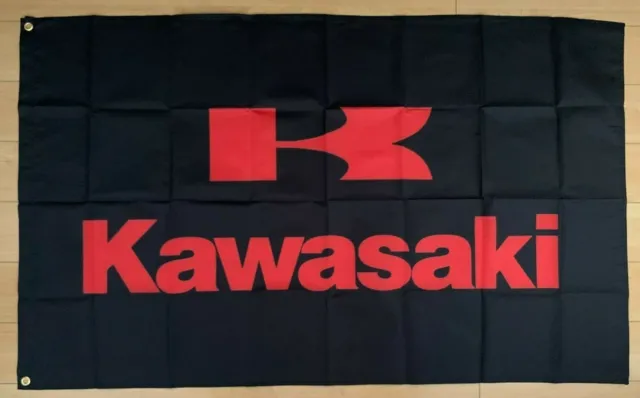Kawasaki Motorcycles 3x5 ft Flag Banner ATV Ninja