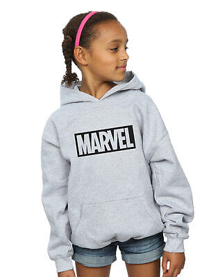 Marvel Bambine e ragazze Logo Outline Felpa Con Cappuccio