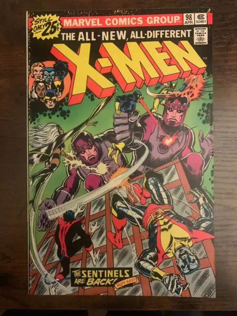 Uncanny X-Men #98 - Apr 1976 - Vol.1 - 1st Cameo App. of Amanda Sefton    (6505)