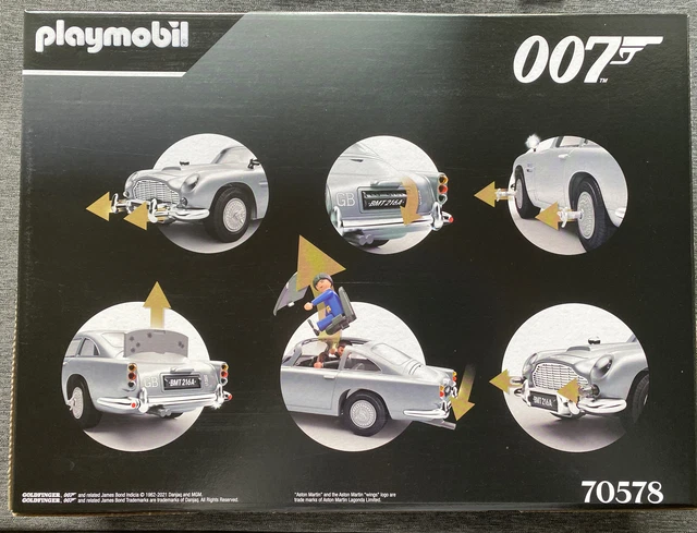PLAYMOBIL James Bond Aston Martin DB5 - Goldfinger Edition (70578) NEU 2