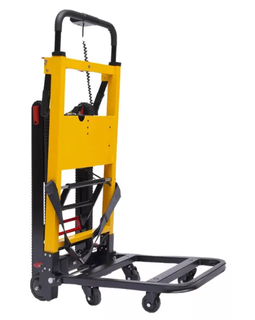 Electric Folding Stair Climbing Hand Truck Warehouse Cart Dolly 350lbs Max.Load