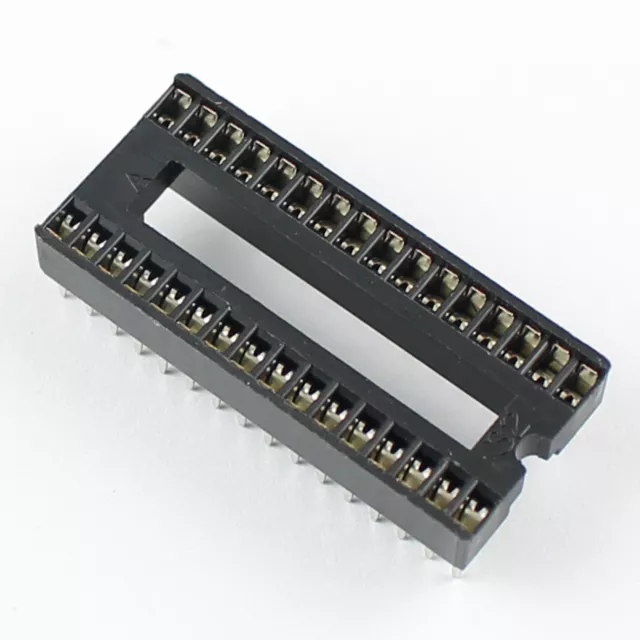 5Pcs New 1.778mm Pitch 32 Pin DIP Solder Type Narrow IC Socket Adapter
