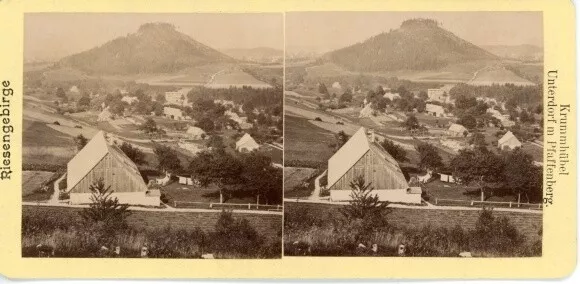 Stereo Foto Karpacz Krummhübel im Riesengebirge Schlesien,... - 10859605