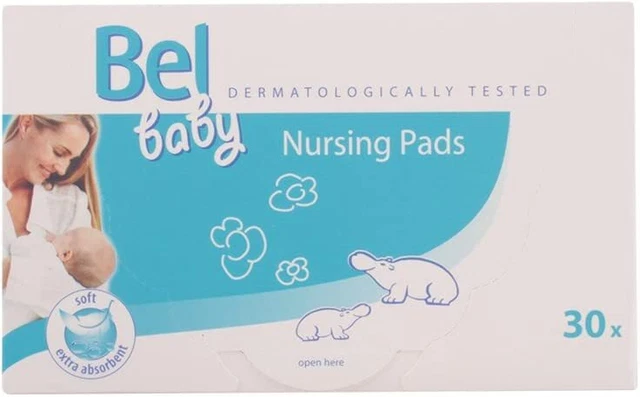Bel Baby - Almohadilla de lactancia - Almohadillas de lactancia - Paquete de 30